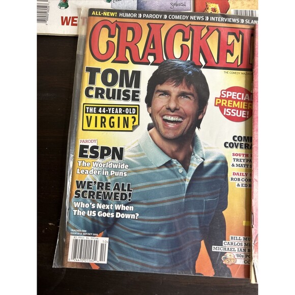 CRACKED Magazine 1980’s Lot of 6 Vintage - Star Trek - Terminator - Tom Cruise - Picture 2 of 7